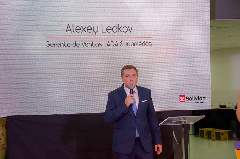 Alexey Ledkov Gte de ventas LADA Sudamérica