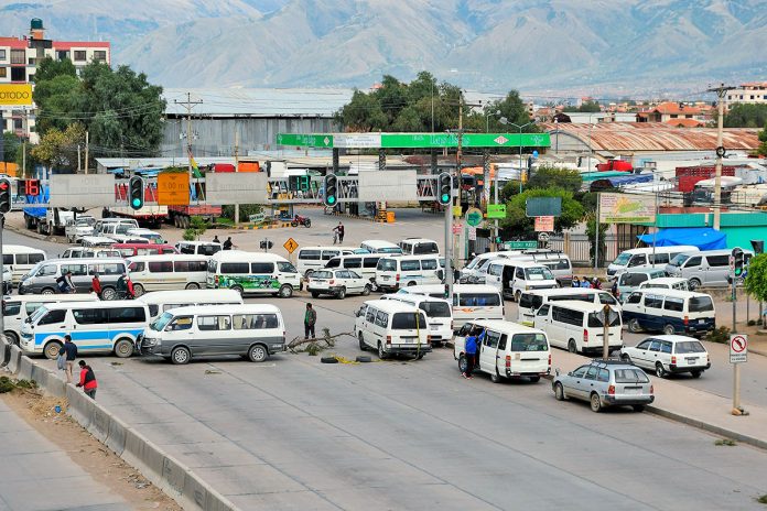 huelga chóferes Cochabamba