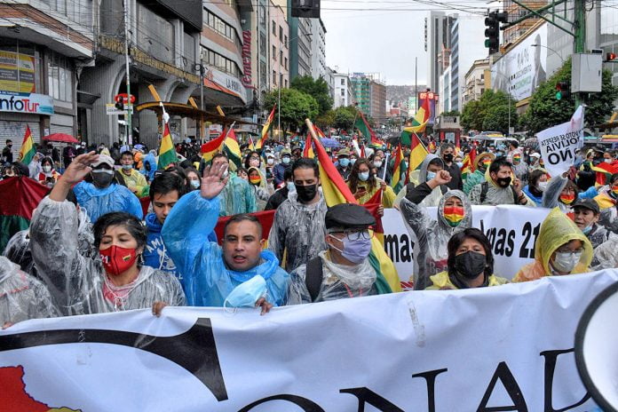 protestas La Paz