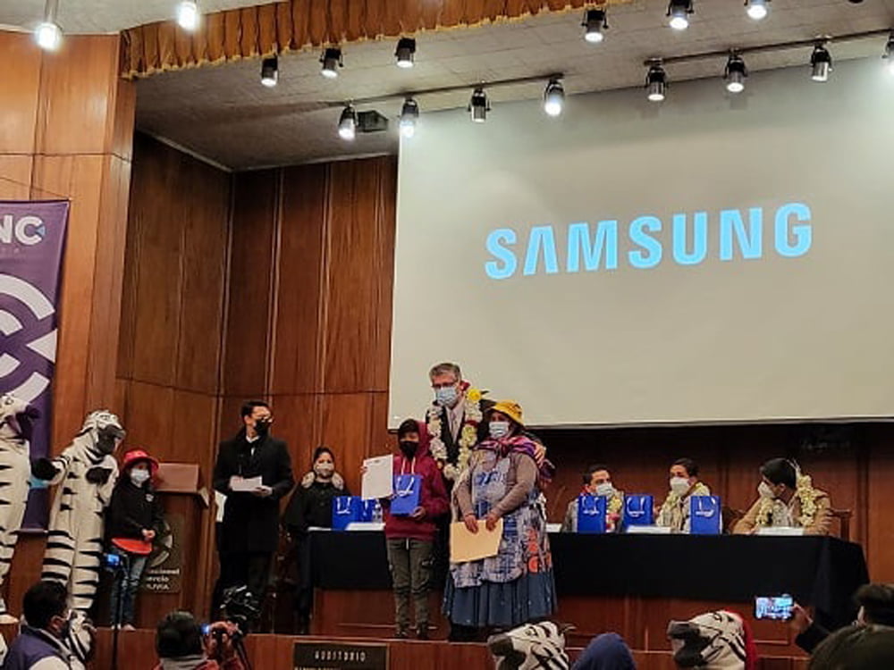 Samsung y la CNC Bolivia