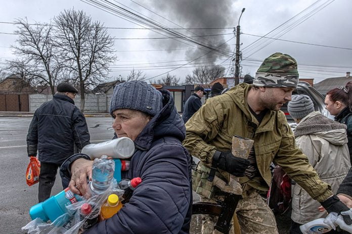 situación en Ucrania después del inicio de los ataques rusos